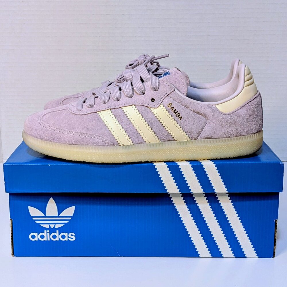 Adidas Samba OG IG6176 "Silver Dawn" Casual Shoes - Size 4.5